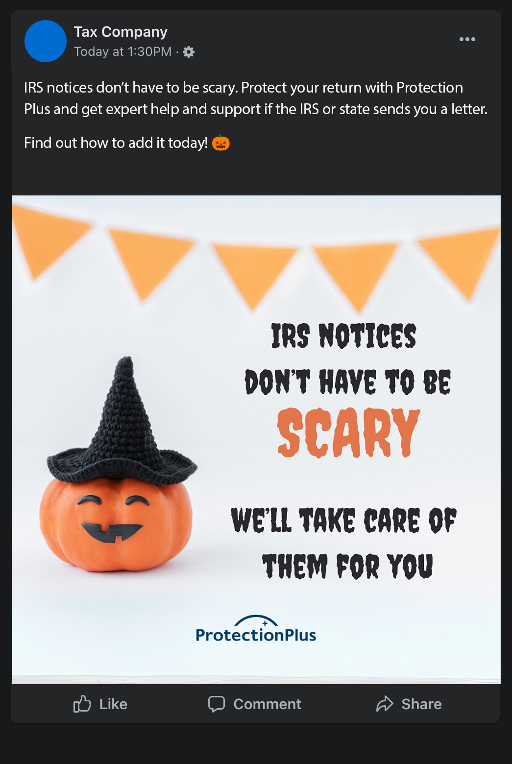 IRS Notices Don't Have to Be Scary with Protection Plus