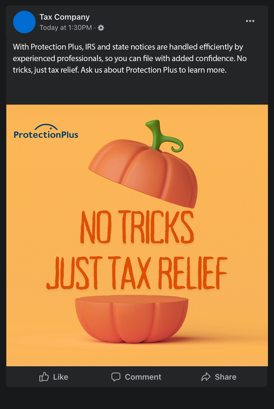 No Tricks. Just Tax Relief